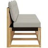 3 Vienetas Lauko Vidurinis Sofa