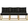 3 Vienetas Lauko Vidurinis Sofa