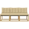 3 Vienetas Lauko Vidurinis Sofa