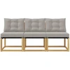 3 Vienetas Lauko Vidurinis Sofa