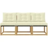 3 Vienetas Lauko Vidurinis Sofa