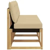 3 Vienetas Lauko Vidurinis Sofa