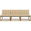 3 Vienetas Lauko Vidurinis Sofa