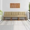 3 Vienetas Lauko Vidurinis Sofa
