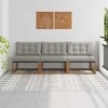 3 Vienetas Lauko Vidurinis Sofa