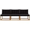 3 Vienetas Lauko Vidurinis Sofa