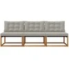 3 Vienetas Lauko Vidurinis Sofa