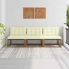 3 Vienetas Lauko Vidurinis Sofa