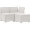 3-vietė sodo sofa su pagalvėlėmis, Rattan išvaizda 3 vietos PP