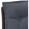 3-vietė sodo sofa su pagalvėlėmis, Rattan išvaizda PP Ruda