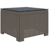 3-vietė sodo sofa su pagalvėlėmis, Rattan išvaizda PP