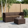 3-vietė sodo sofa su pagalvėlėmis, Rattan išvaizda PP Ruda