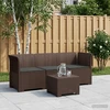 3-vietė sodo sofa su pagalvėlėmis, Rattan išvaizda PP Ruda
