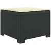3-vietė sodo sofa su pagalvėlėmis, Rattan išvaizda PP Antracito