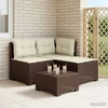 3-vietė sodo sofa su pagalvėlėmis, Rattan išvaizda PP Ruda