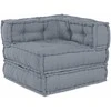 Modulinė sofa 3 pcs Pilka Audinys