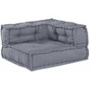 Modulinė sofa 3 pcs Pilka Audinys