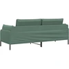 3-Vietis Sofa 3 vietos Jūrinė žalia 222 x 81 x 89 cm Aksomas