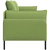 3-Vietis Sofa 3 vietos Šviesiai žalia 222 x 81 x 89 cm Aksomas