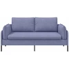 3-Vietis Sofa Džinsinės mėlynos 222 x 81 x 89 cm Audinys