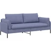 3-Vietis Sofa Džinsinės mėlynos 222 x 81 x 89 cm Audinys
