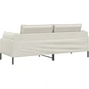 3-Vietis Sofa Kreminė 222 x 81 x 89 cm Aksomas