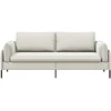 3-Vietis Sofa Kreminė 222 x 81 x 89 cm Aksomas