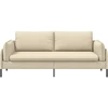 3-Vietis Sofa Kreminė 222 x 81 x 89 cm Audinys