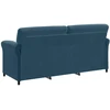 3-Vietis Sofa Mėlyna 198 x 83 x 95 cm Aksomas