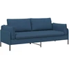 3-Vietis Sofa Mėlyna 222 x 81 x 89 cm Audinys