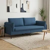 3-Vietis Sofa Mėlyna 222 x 81 x 89 cm Audinys