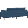 3-Vietis Sofa Mėlyna 222 x 81 x 89 cm Audinys