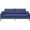 3-Vietis Sofa Policijos mėlyna 222 x 81 x 89 cm Aksomas
