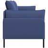 3-Vietis Sofa Policijos mėlyna 222 x 81 x 89 cm Aksomas