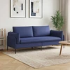 3-Vietis Sofa Policijos mėlyna 222 x 81 x 89 cm Aksomas