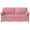3-Vietis Sofa Rožinė 198 x 83 x 95 cm Aksomas