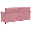 3-Vietis Sofa Rožinė 198 x 83 x 95 cm Aksomas