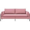 3-Vietis Sofa Rožinė 222 x 81 x 89 cm Aksomas