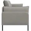 3-Vietis Sofa Šviesiai pilka 222 x 81 x 89 cm Aksomas
