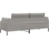 3-Vietis Sofa Šviesiai pilka 222 x 81 x 89 cm Aksomas