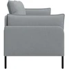 3-Vietis Sofa Šviesiai pilka 222 x 81 x 89 cm Audinys
