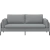 3-Vietis Sofa Šviesiai pilka 222 x 81 x 89 cm Audinys
