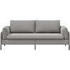3-Vietis Sofa Šviesiai pilka 222 x 81 x 89 cm Aksomas