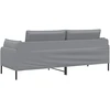 3-Vietis Sofa Šviesiai pilka 222 x 81 x 89 cm Audinys