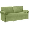 3-Vietis Sofa Šviesiai žalia 198 x 83 x 95 cm Aksomas