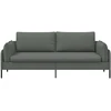3-Vietis Sofa Tamsiai pilka 222 x 81 x 89 cm Audinys