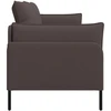 3-Vietis Sofa Tamsiai rudas 222 x 81 x 89 cm Audinys