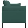 3-Vietis Sofa Tamsiai žalia 222 x 81 x 89 cm Audinys