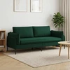 3-Vietis Sofa Tamsiai žalia 222 x 81 x 89 cm Aksomas