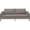 3-Vietis Sofa Taupe 222 x 81 x 89 cm Audinys